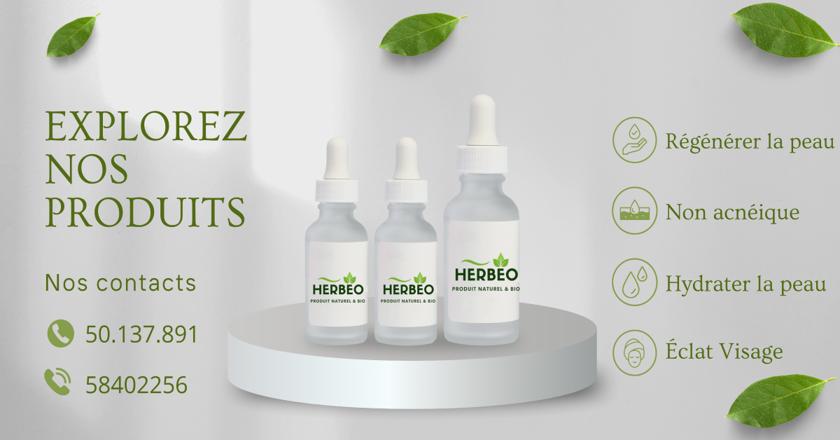 Promotional Banner for “HERBEO” Natural & Organic Products Brand